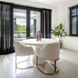 Round Pedestal Dining Table - Limited Abode