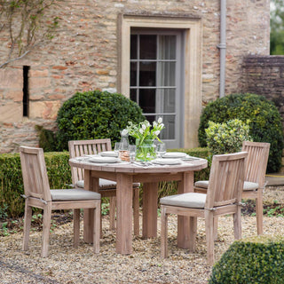 Round Wooden Garden Table - Limited Abode