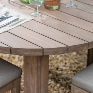 Round Wooden Garden Table - Limited Abode