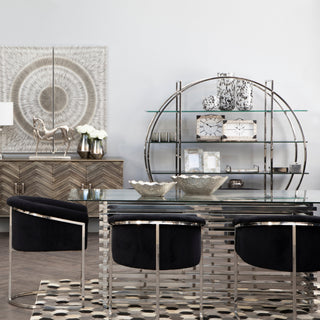 Silver Dining Table