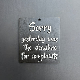 Sorry Sign