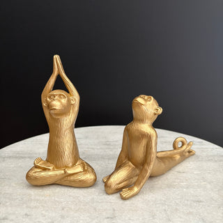 Special Purchase Yoga Monkeys (Set of 2)