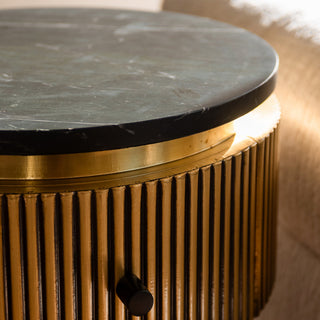Tall Gold Side Table - Limited Abode