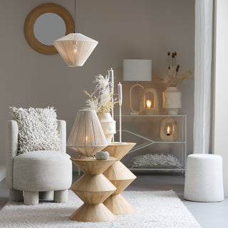 Wood End Table
