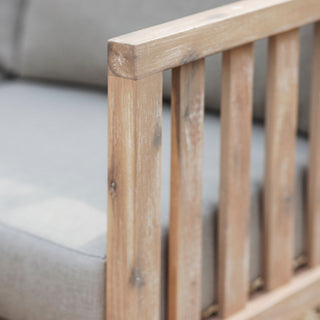 Wooden Garden Corner Sofa Set - Limited Abode