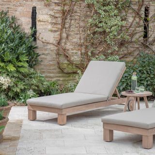 Wooden Garden Lounger - Limited Abode