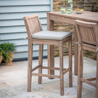Wooden Outdoor Bar Stools (Set of 2) - Limited Abode