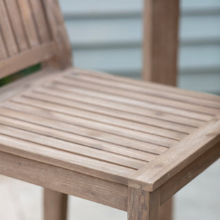 Wooden Outdoor Bar Stools (Set of 2) - Limited Abode