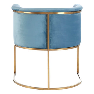 Blue Velvet Armchair - Limited Abode