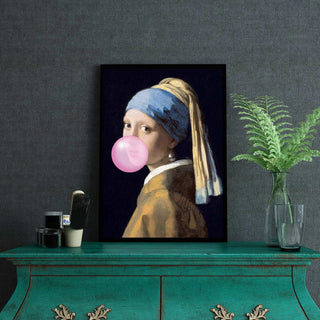 Bubblegum Girl Art Print - Limited Abode