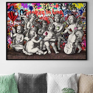 Cheeky Cherub Art Print - Limited Abode