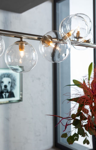 Chrome Multi Globe Ceiling Light - Limited Abode