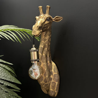 Gold Giraffe Wall Lamp - Limited Abode
