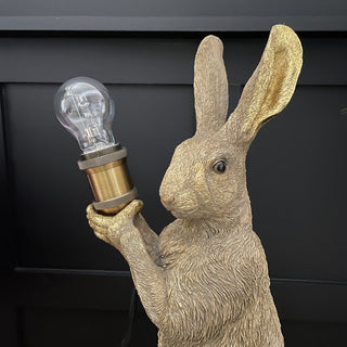 Gold Rabbit Table Lamp - Limited Abode