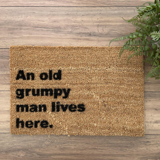 Grumpy Man Doormat - Limited Abode