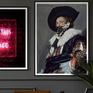 LV Scarf Art Print - Limited Abode