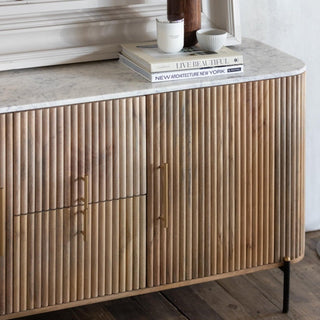 Marble Topped Sideboard - Limited Abode