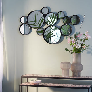 Medium Black Circles Mirror - Limited Abode