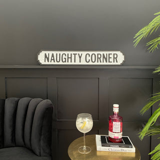 Naughty Corner Sign - Limited Abode