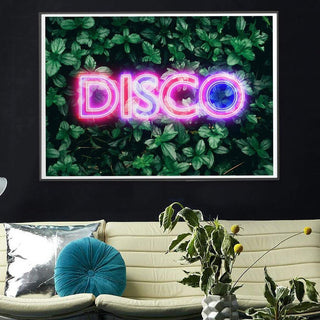 Neon Disco Art Print - Limited Abode
