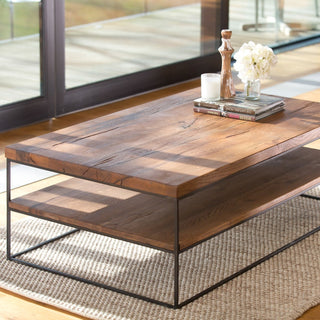 Oak Wood Coffee Table - Limited Abode