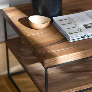 Oak Wood Coffee Table - Limited Abode
