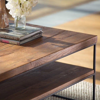 Oak Wood Coffee Table - Limited Abode