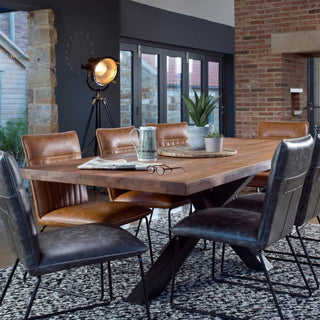 Oak Wood Dining Table - Limited Abode