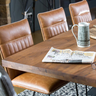 Oak Wood Dining Table - Limited Abode