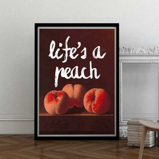 Peach Art Print - Limited Abode