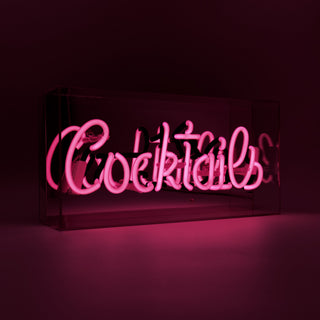 Pink Cocktails Neon Sign - Limited Abode