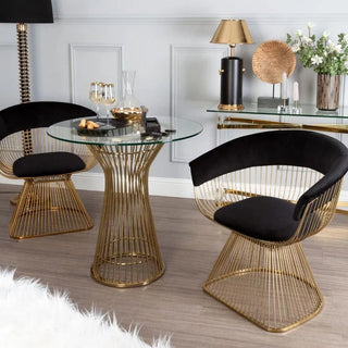 Round Glass Table - Limited Abode