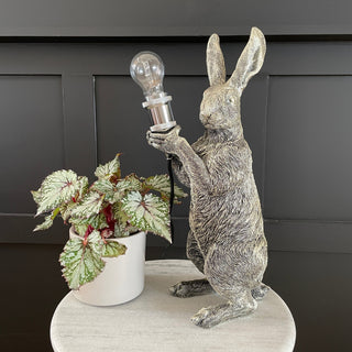 Silver Rabbit Table Lamp - Limited Abode