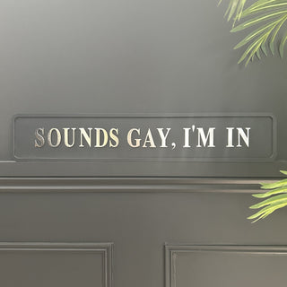 Silver Sounds Sign - Limited Abode