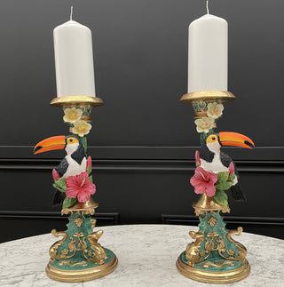 Toucan Candle Holders (Set of 2) - Limited Abode