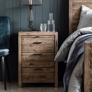 Wooden Bedside Table - Limited Abode